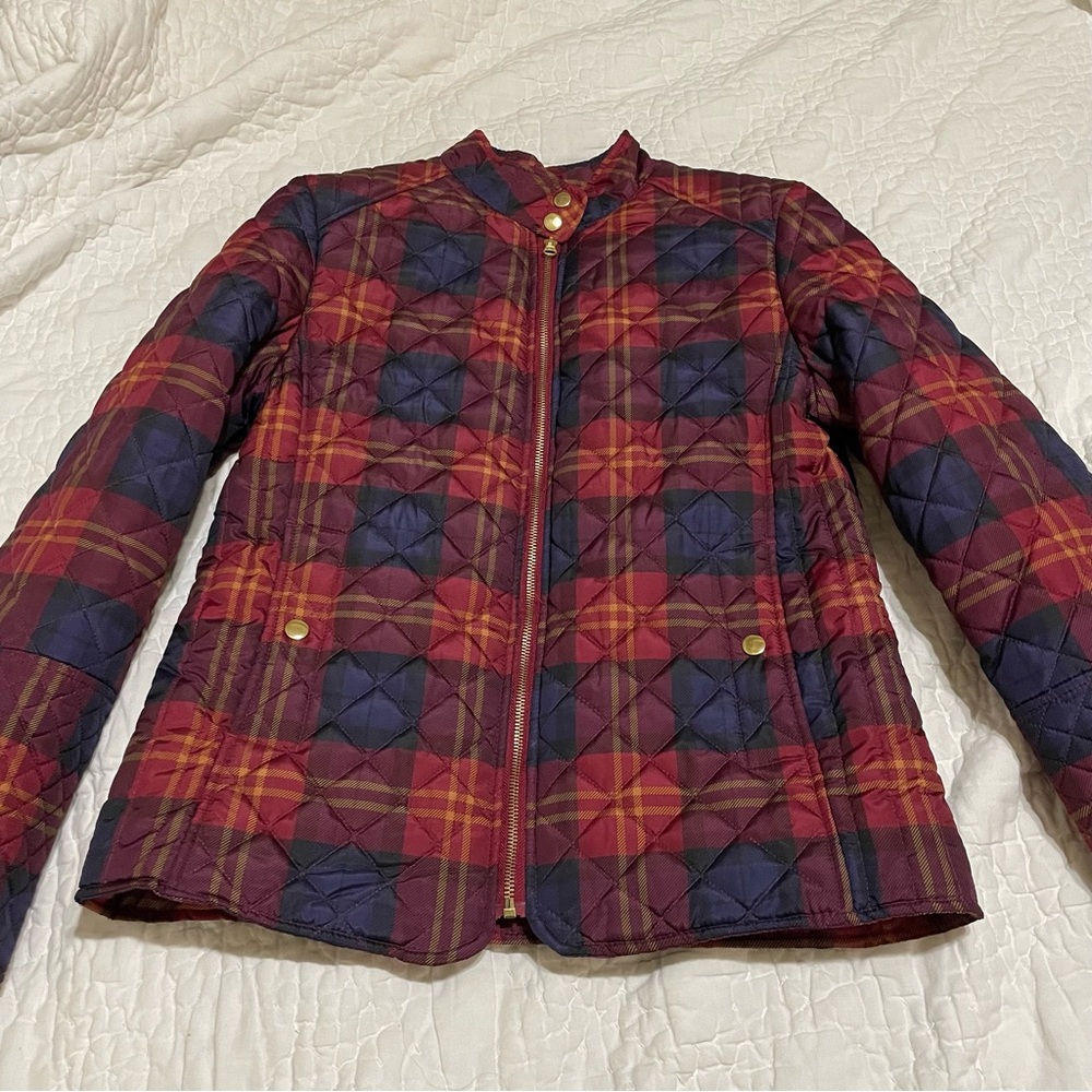 Brand new plaid rain jacket #25